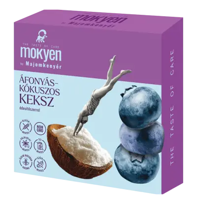 MOKYEN by Majomkenyér Áfonyás-kókuszos keksz 50g
